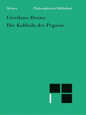 cover image of Die Kabbala des Pegasus